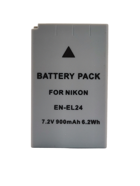 900mAh EN-EL24 Battery Pack for Nikon 1 J5 Camera