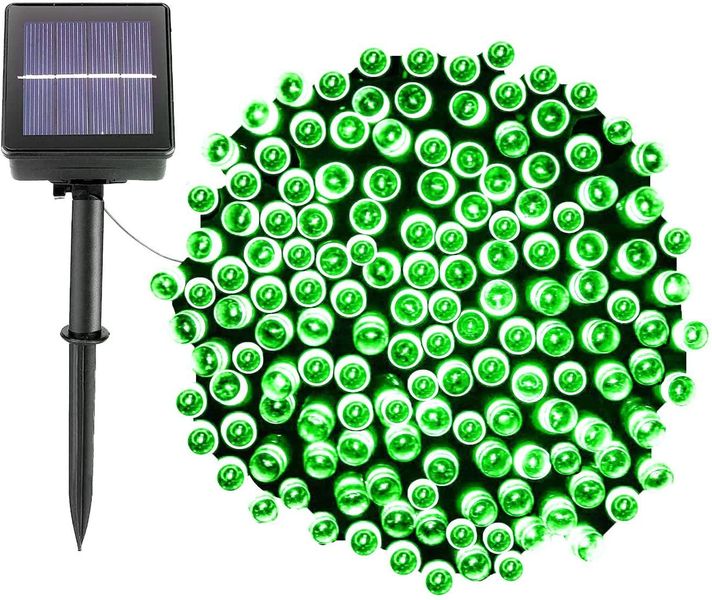 Solar String Lights, 100 LED Solar Decorative Waterproof Starry Light - Green