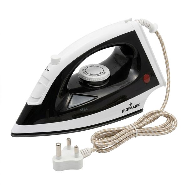 DIGI MARK Non-Stick Electric Iron, Adjustable Temperature for All Fabrics