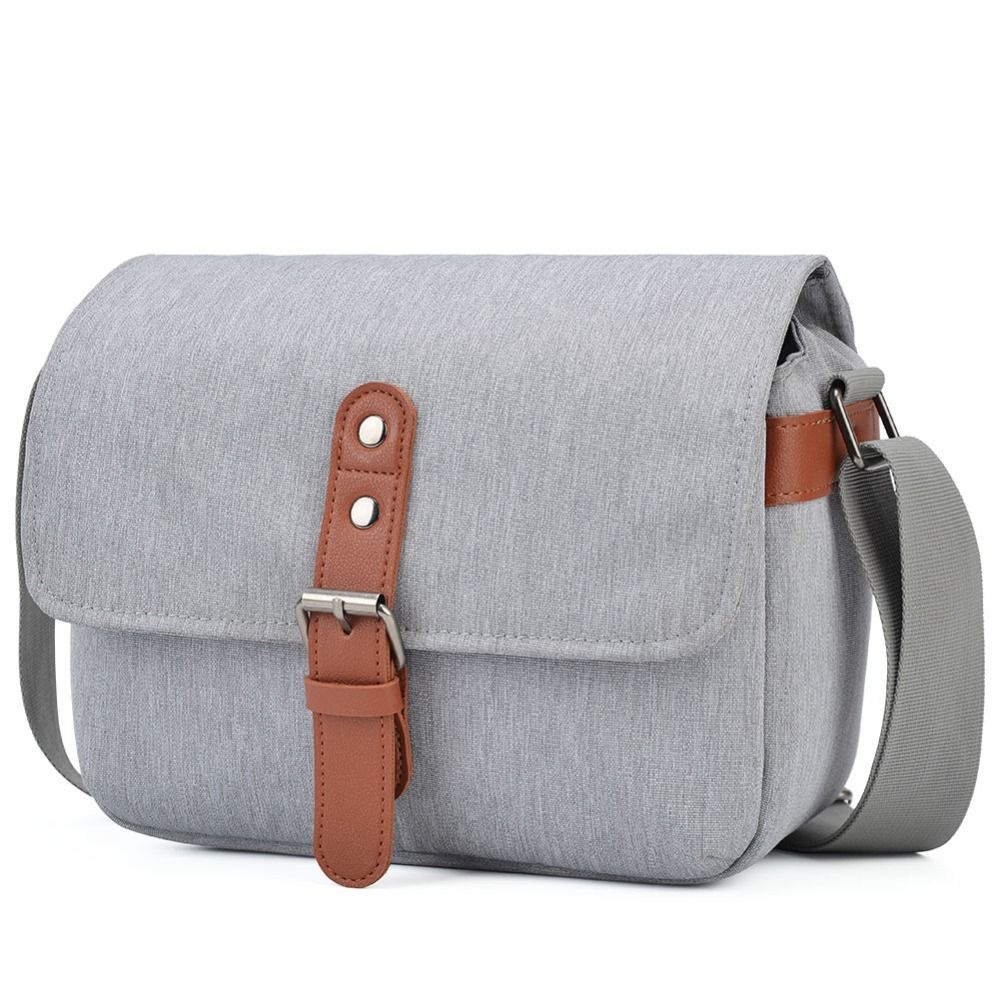 Retro Waterproof DSLR Mirrorless Camera bag Shoulder Crossbody Camera