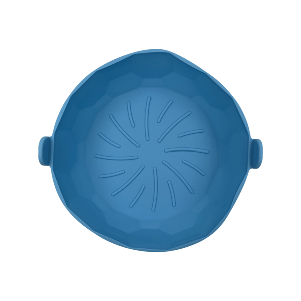 MXM Non-Stick Re-Usable Mini Silicone Air Fryer Tray With Smiley Face