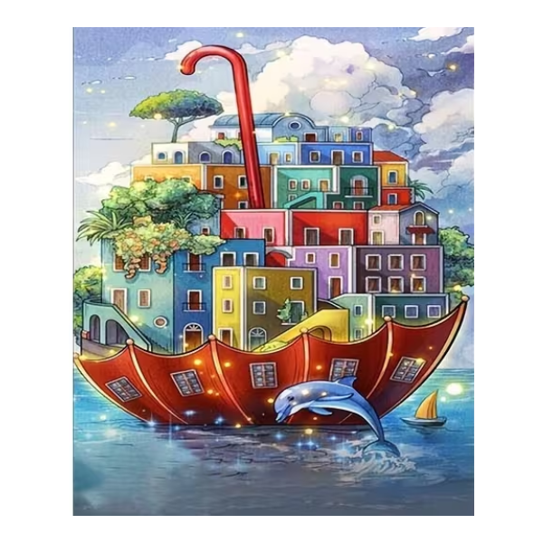 Dream City Paint by Number Kit 40x50cm