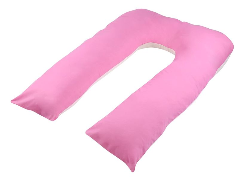 U-Shaped Pregnancy Support Pillow with Removable Cover