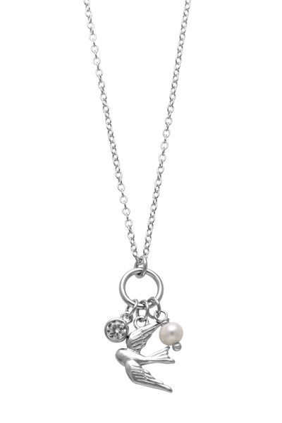 Art Jewellers - 925 Sterling Silver Charm Necklace