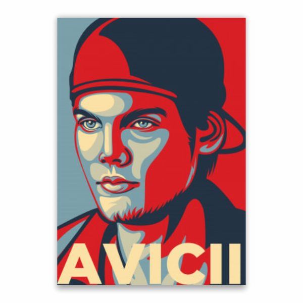Avicii Animated Pop Art Poster - A1