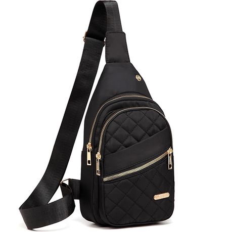 Women's Sling Crossbody Chest Bag for Travel Sport Running Hiking Purple Image
