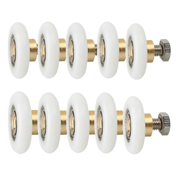 10Pcs Shower Door Rollers/Runners/Wheels Glass Door Roller