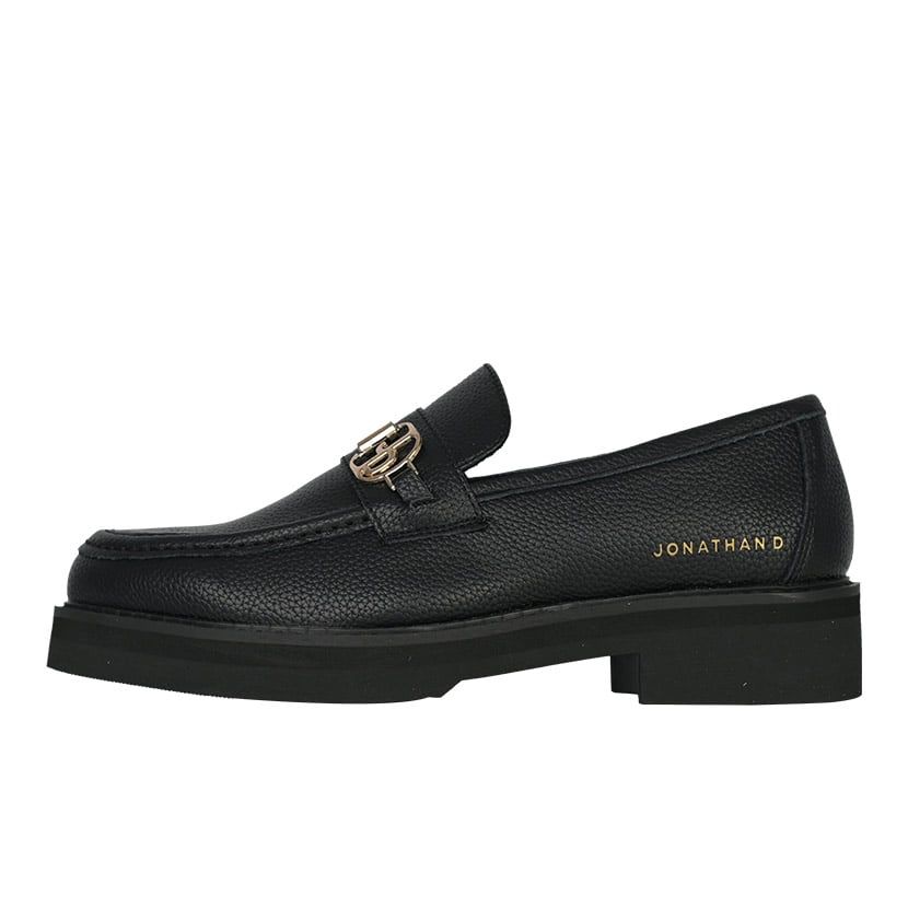 Jonathan D J Winstony Buckle Loafer PU Leather Men s Shoe Black 