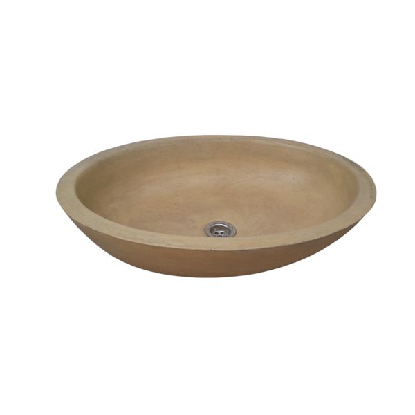 Angels Rock Pool Sandstone Bespoke Bathroom Basin/Sink 54.5x40x16.5cm