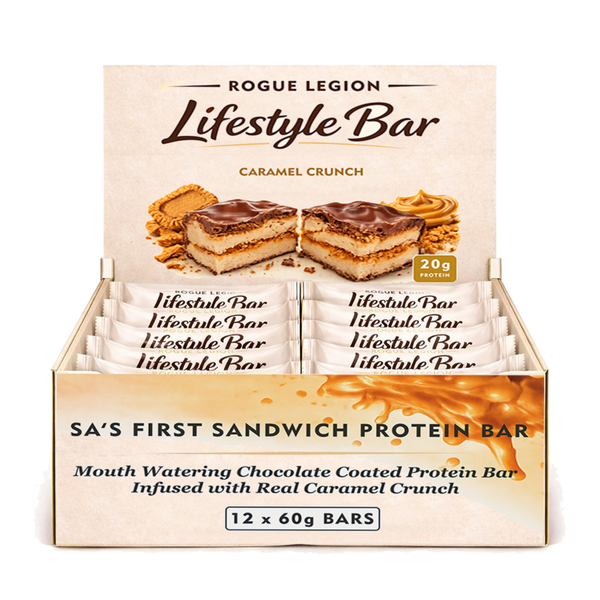 Rogue Legion Protein Bar-Caramel Crunch-12 x 60g