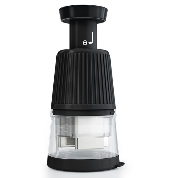 Hand Press Vegetable Chopper Onion Chopper with Stainless steel Blade