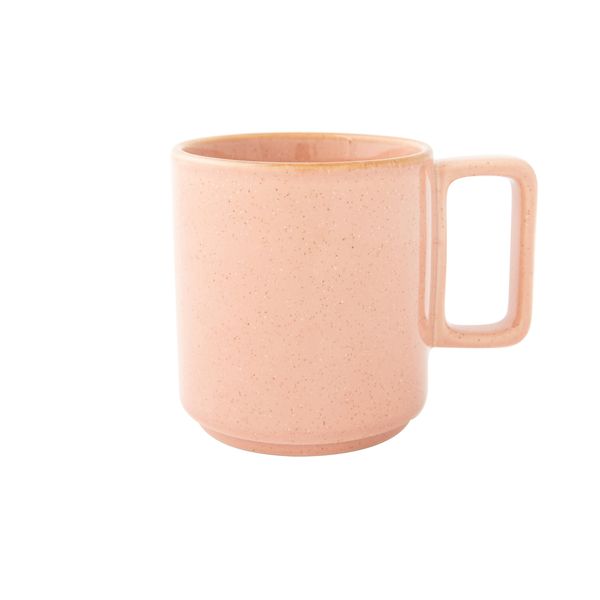 OMADA Flat Stackable Pink Mug