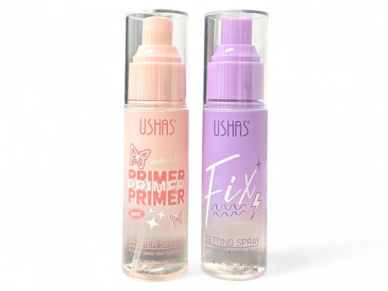 Set of 2 - Ushas Face Primer &amp; Setting Spray Duo