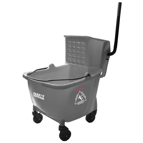 Parrot Products Mop Wringer Bucket &amp; Trolley - 34L
