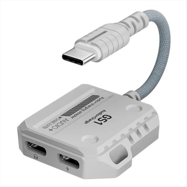 Plextone Gs1 2-In-1 Headphone Converter Typec+Typec