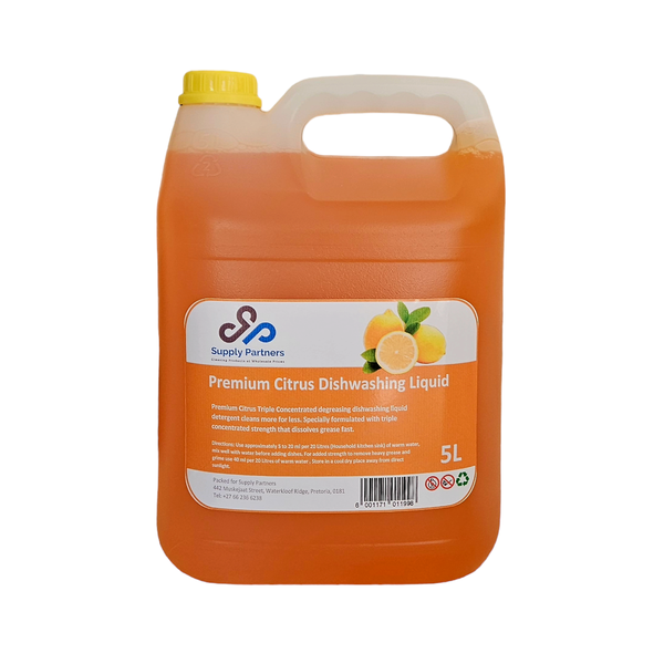 Supply Partners - Premium Citrus 3x Concentrated Dishwashing Liquid
