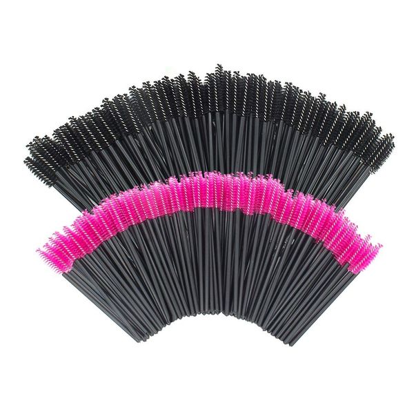200 Piece Disposable Eyelash brush Mascara Wands Spoolies