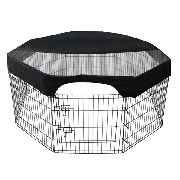 Octagonal Pet Playpen Cover Mesh Fabric Sunscreen Cover