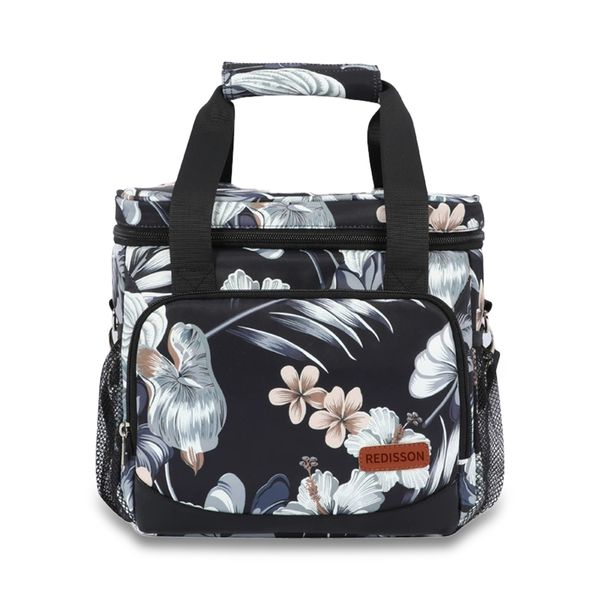 Insulated Camping Cooler Bag, 12L Capacity Portable Lunch Cooler Bag