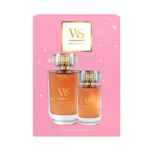 Yardley White Satin Eau de Toilette 100ml &amp; Eau de Toilette 30ml