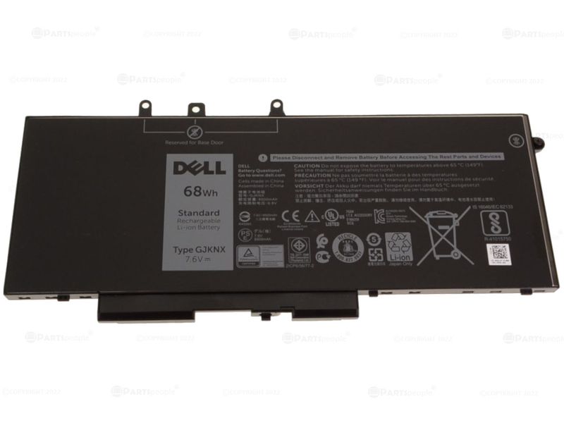 New Dell OEM Original Battery latitude 5480 / 5580 / 5280 4-Cell 68WH