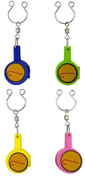 Fishing Knot Tying Tool Set with Hook Safety Case &amp; Line Cutter (4-Pack)