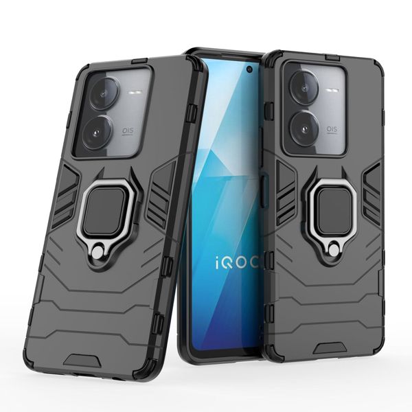Phone Case Compatible With Vivo IQOO Z8X Shockproof Bumper with Holder