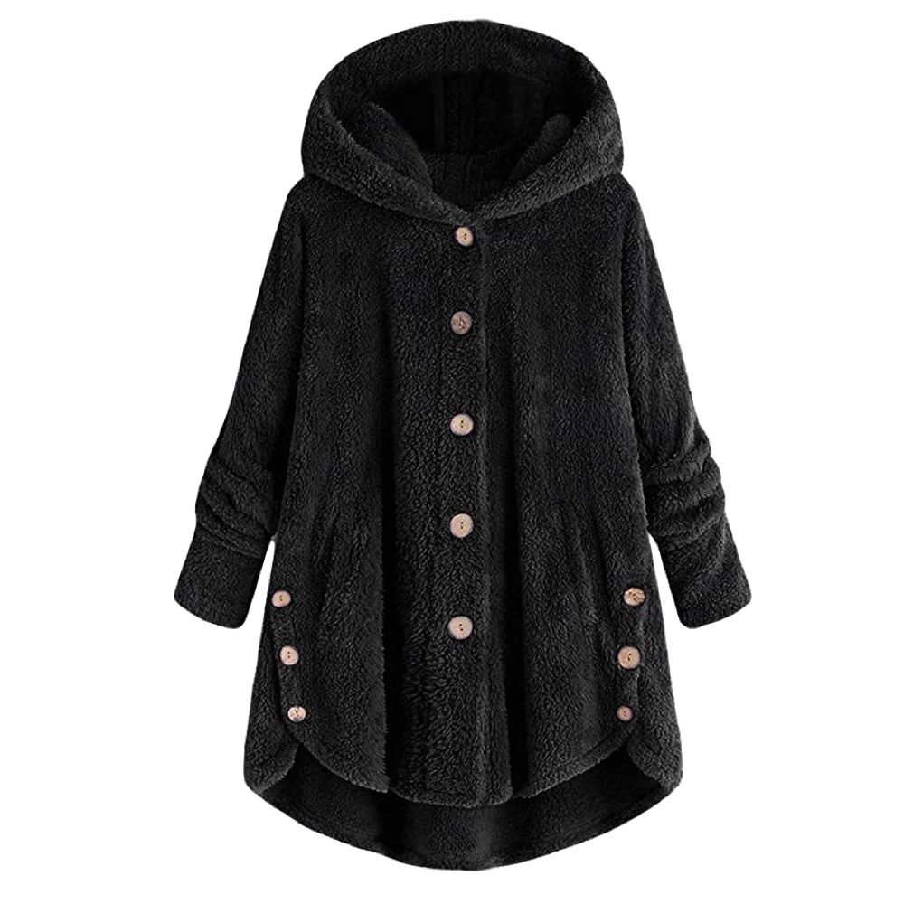 Fashion Thick Super Soft Faux Fur Plush Jacket Coat Hoodie | Shop Today ...