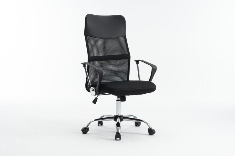 TOCC IC3 Mesh High Back Office Chair with Vegan Leather Accents