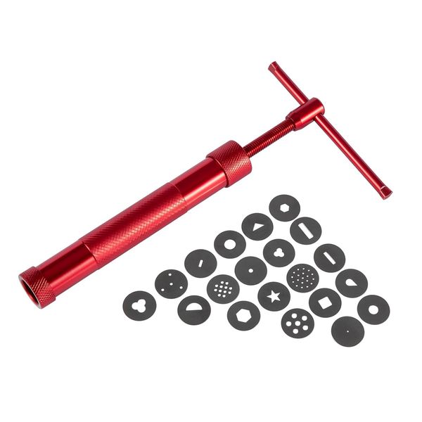 Kitchen Stainless Steel Clay Extruder Tool For Noodles and Cake Fondant