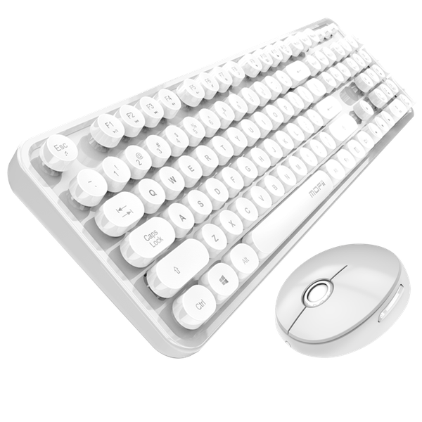 KB-001-W, Keyboard &amp; Mouse Set-White(KB-001-W)