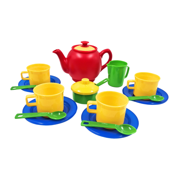 Greenbean - Pretend &amp; Play Tea Set - 18pcs