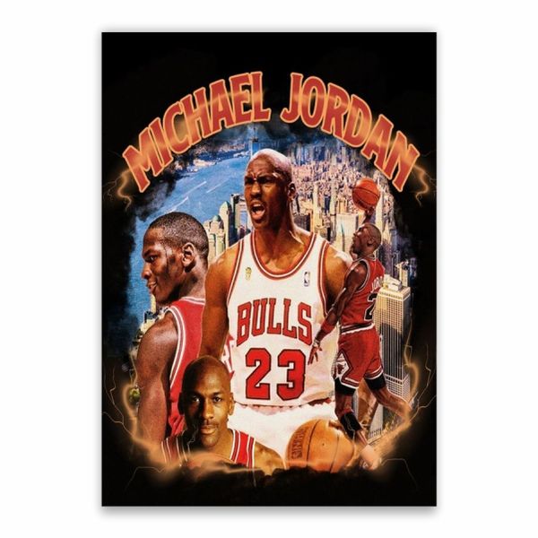 Michael Jordan Silhouette Poster - A1