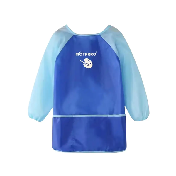 Motarro Kids Waterproof Painting Apron | Long Sleeve | Medium | Pocket