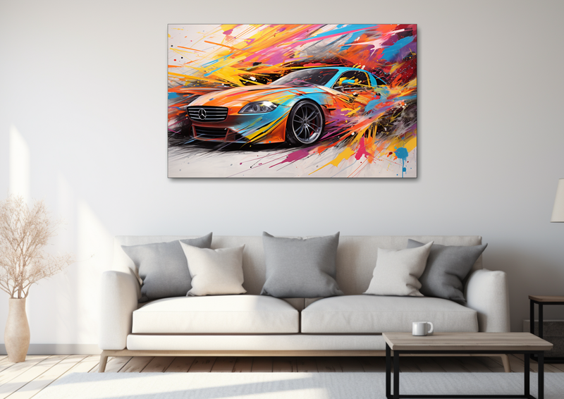 Canvas Wall Art - DynamicDrift Fusion Abstract - MT0123