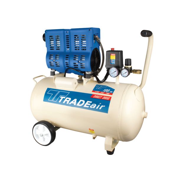 TradeAir - Compressor Oil Free - 24 Litre Direct Drive 550W
