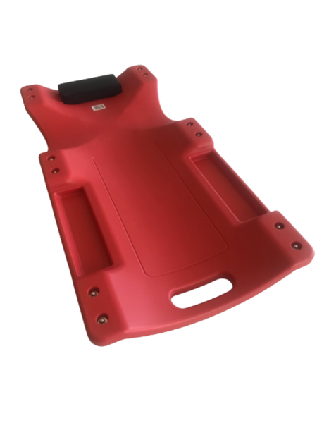 Red Color Mechanic Under Car Roller Trolley Creeper