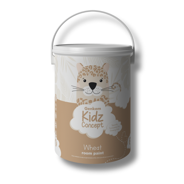 Genkem Kidz Room Paint Kids 5lt Wheat