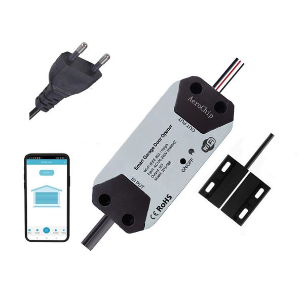 Smart WiFi Switch Garage Door Opener with Alexa SmartLife/Tuya APP