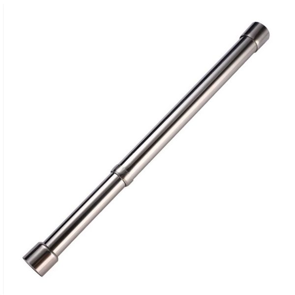 Home Adjustable Telescopic Closet Pole Rod - Silver