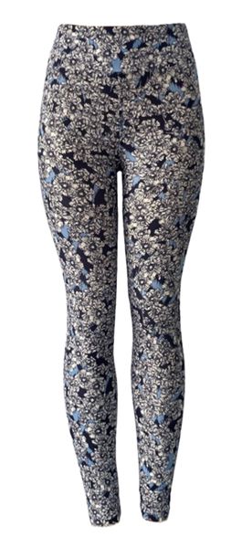 Blue And White Original Lula Rae Leggings image