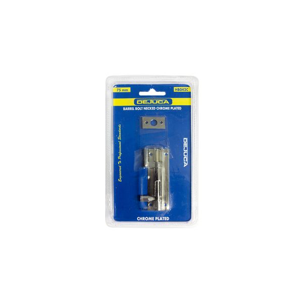 Dejuca - Barrel Bolt - Necked - Cp - 75mm - 1/Card - 5 Pack