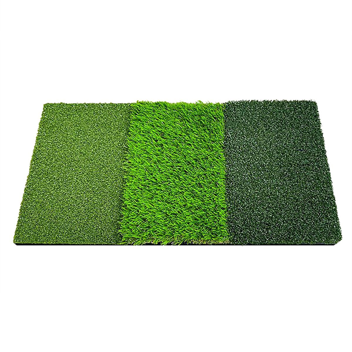 60 x 40cm 3 In 1 Golf Hitting Mat Golf Practice Turf Mat Golf Training Aids