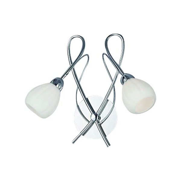 ACDC - 230v Decorative Wall Lamp Fitting 2x40w E14 Included