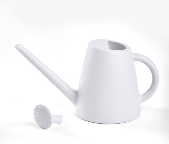 Hand Plant Watering Can - Plastic Indoor and Outdoor - White