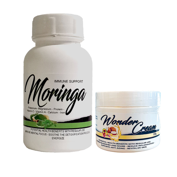 Wondernut Moringa (120 Capsules) &amp; Wonder Cream by Wondernut