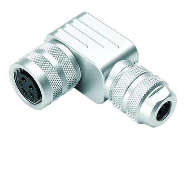 99-5696-75-24 M16 24-Pole Right-Angle IP67 Female Connector, Shielded