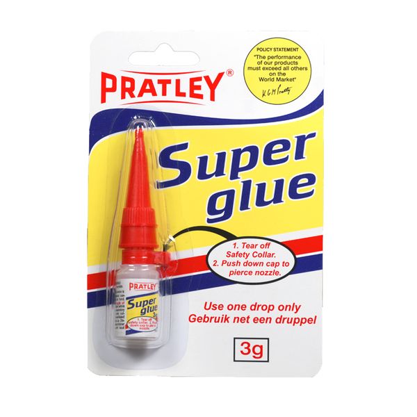 PRATLEY Adhesive Super Glue 3gm ( 20 Pack )
