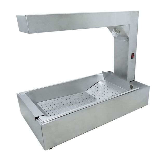 LMA 1000W Commercial Countertop Electric Chips Dump and Food Warmer Unit -