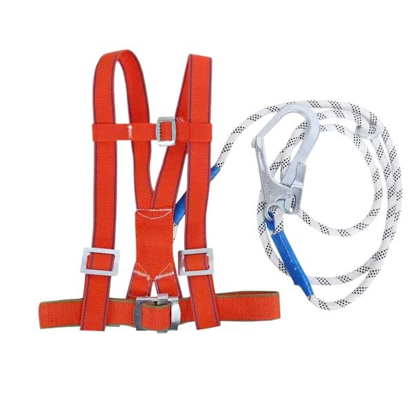 Aerial Work Safety Belt Climbing Harness 5 Points Adjustable